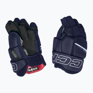 Gyerek jégkorong kesztyűk CCM Next YT Gloves navy/white (Next YT HGNEXT26-YT08NVWHT) kép
