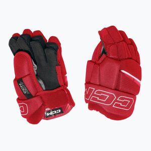 Gyerek jégkorong kesztyűk CCM Next YT Gloves red/white (Next YT HGNEXT26-YT08REDWHT) kép