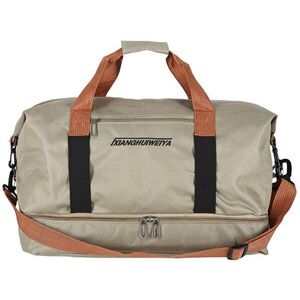 KIK KX2992 Utazó-sporttáska, 58×34 cm, bézs kép