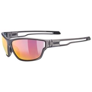 Kerékpáros napszemüvegek UVEX brýle Sportstyle 806 Smoke Matt Mirror Red kép