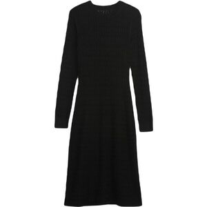 GAP LS TEXTURED Női ruha, fekete, méret kép