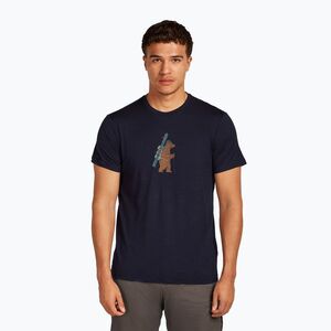 Férfi póló icebreaker Merino 150 Tech Lite Bear Tour midnight navy (Merino 150 Tech Lite Bear IB0A57BS4011) kép
