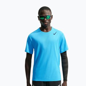 Férfi futó póló Nike AeroSwift light current blue/black (AeroSwift Dri-Fit ADV HJ3377-418) kép