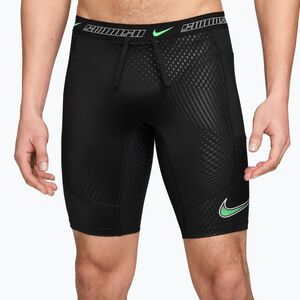Férfi futónadrág Nike Stride black/illusion green (Stride Dri-FIT 1/2 Tights IO1423-010) kép