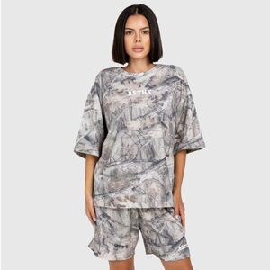 Női póló Iron Aesthetics Camo tree, light kép