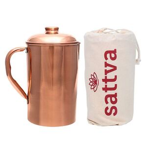 Réz kancsó, sima 1950ml - Sattva Ayurveda kép