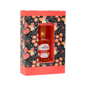 Rózsa MINDENMENTES golyós parfüm 10ml - Sattva Ayurveda kép