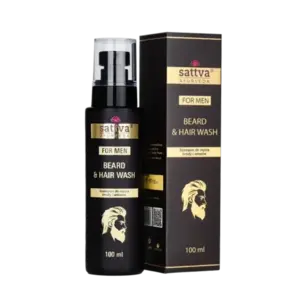 Haj- és szakállsampon férfiaknak – 100 ml - Sattva Ayurveda kép