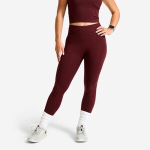 Domyos Női fitneszleggings, magasított derekú, alakformáló kép