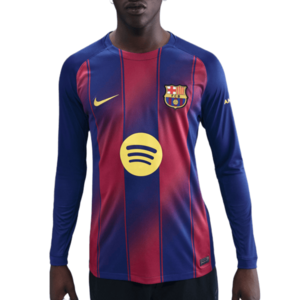 Dri-FIT FC Barcelona Stadium Home Long Sleeve 2025/26 kép