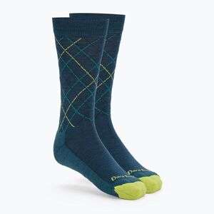 Férfi trekking zokni Darn Tough Prep Step dark teal (Prep Step 6100-C-8008-04) kép