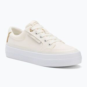 Tommy Hilfiger Essential Vulc Textile YBL női edzőcipő ekrü színben (Essential Vulc Textile FW0FW08323YBL) kép