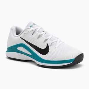 Férfi teniszcipő Nike Vapor 12 fehér / fekete / ragyogó smaragdzöld (Vapor 12 FV5552) kép