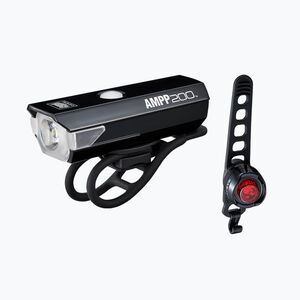 Kerékpárlámpa készlet CatEye AMPP 200 HL-EL042RC / ORB TL-LD160 black (AMPP 200 HL-EL042RC / ORB TL-LD160 8900041) kép