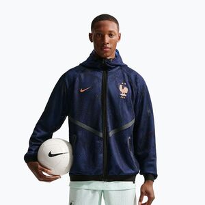Férfi futball dzseki Nike FFF Dri-FIT Soccer Anthem blackened blue/metallic copper (FFF Dri-FIT Soccer Anthem IH1763-498) kép