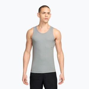 Férfi edző póló Nike N.A.C. light smoke grey/light smoke grey (N.A.C.Dri-Fit Ribbed IR8809-077) kép
