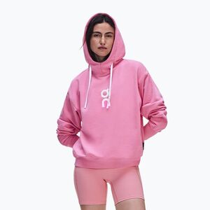 Női pulóver On Club Hoodie bubblegum (Club Hoodie 1WE10044983) kép