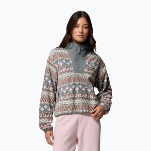 Női polár pulóver Columbia Sequoia Grove II Printed Half Zip Iron Wizard Island (Sequoia Grove II Printed Half Zip 2173781254) kép