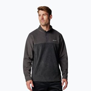 Férfi polár pulóver Columbia Steens Mountain Half Snap II charcoal heather/shark (Steens Mountain Half Snap II 2097721030) kép