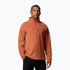 Férfi polár pulóver Columbia Fast Trek III Half Zip Teak Brown (Fast Trek III Half Zip 1553511235) kép