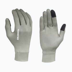 Futókesztyűk Salomon Merino Gloves castor gray (Merino Gloves LC2952600) kép