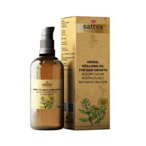 Gyógynövényes vitalizáló olaj a hajnövekedés serkentéséért 100ml - Sattva Ayurveda kép