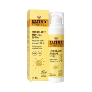 Sattva SunBalance ásványi fényvédő krém SPF40 - 75 ml kép