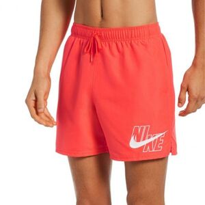 Férfi fürdőnadrág NIKE SWIM Logo Lap 5 inch-631- Bright Crimson kép