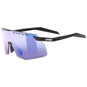 Kerékpáros napszemüvegek UVEX BRÝLE PACE STAGE S CV BLACK MATT MIR. BLUE (S5330732280) kép
