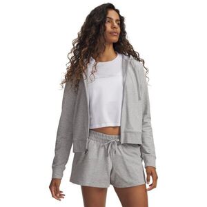 Under Armour SPORT TERRY FZ Női cipzáras sportpulóver, szürke, méret kép