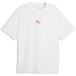 Puma SPORT RELAXET GRAPHICS TEE Férfi póló, fehér, méret kép