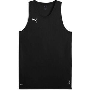 Puma TEAMJAWS STARTER JERSEY Férfi kosárlabda mez, fekete, méret kép