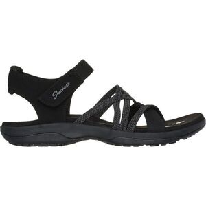 Skechers REGGAE SLIM - MEADOW GRAZER Női szandál, fekete, méret kép