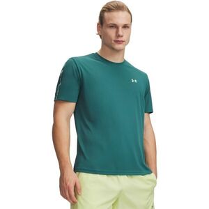 Under Armour TECH TAPING SS Férfi sportpóló, zöld, méret kép