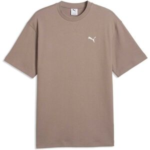 Puma ESSENTIALS EVELEVATED RELAXED TEE Férfi póló, barna, méret kép