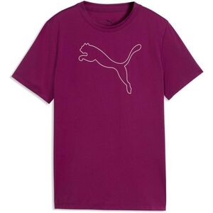 Puma TAD ESSENTIALS CAT LOGO TEE G Lány póló, lila, méret kép