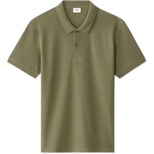 CELIO TEONE Férfi galléros póló, khaki, méret kép