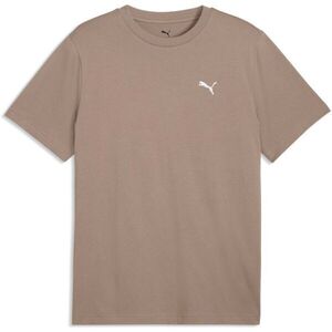 Puma WARDROBE ESSENTIALS TEE Férfi póló, barna, méret kép