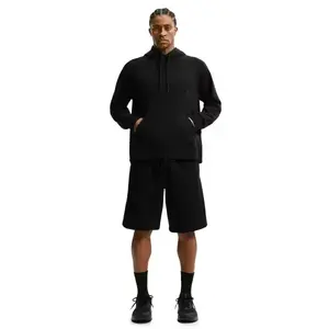 Nike DRI-FIT OVERSIZED FLEECE TRAINING HOODIE Férfi pulóver, fekete, méret kép