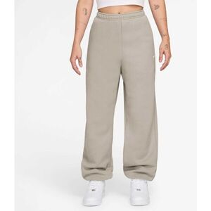 Nike STUDIO FLEECE HIGH-WAISTED PANTS Női melegítőnadrág, bézs, méret kép