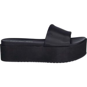 Calvin Klein FLATFORM SANDAL SLIDE INNYLON Női papucs, fekete, méret kép