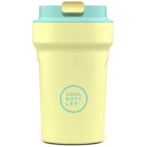 COOL BOTTLES PARADISE 350 ML Rozsdamentes thermo bögre, sárga, méret 350 ML kép