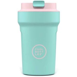 COOL BOTTLES PARADISE 350 ML Rozsdamentes thermo bögre, türkiz, méret 350 ML kép