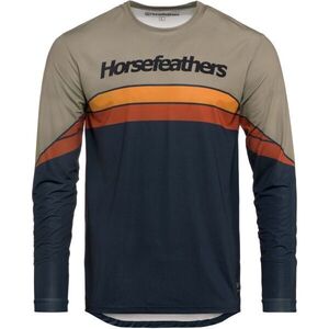 Horsefeathers QUANTUM LS Férfi kerékpáros mez, sötétkék, méret kép