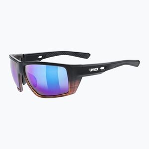 Napszemüveg UVEX Mtn Venture CV black demi matt/mirror blue (Mtn Venture CV 53/3/054/2683) kép
