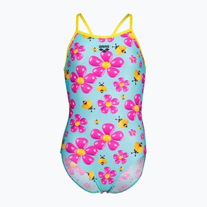 Gyerek egy részes fürdőruha arena Spring Lightdrop Back water multi/yellow star (Spring Lightdrop Back 010751/830) kép