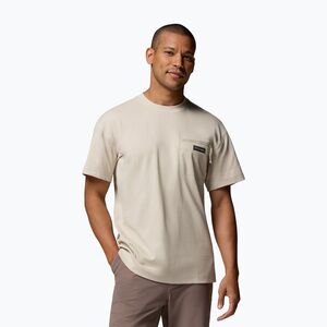 Férfi póló Columbia Echo Passage SS Crew dark stone (Echo Passage Crew 2157661278) kép