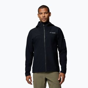 Férfi softshell dzseki Columbia Tennen Mountain Hooded Softshell black (Tennen Mountain Hooded Softshell 2155301011) kép