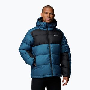 Férfi bélelt kabát Columbia Pike Lake II Hooded phoenix blue/black (Pike Lake II Hooded 2050931442) kép