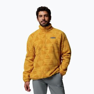 Férfi polár pulóver Columbia Timber Crest MTR Fleece Printed HZ squash/geomix tonal (Timber Crest MTR Fleece Printed HZ 2173561735) kép